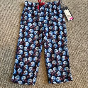 NWT vineyard vines toddler pajama pants with football helmets size 3T